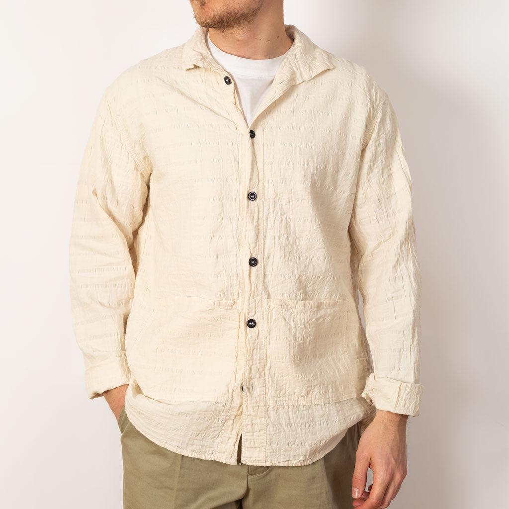Flipped Collar Shirt - Rinsed