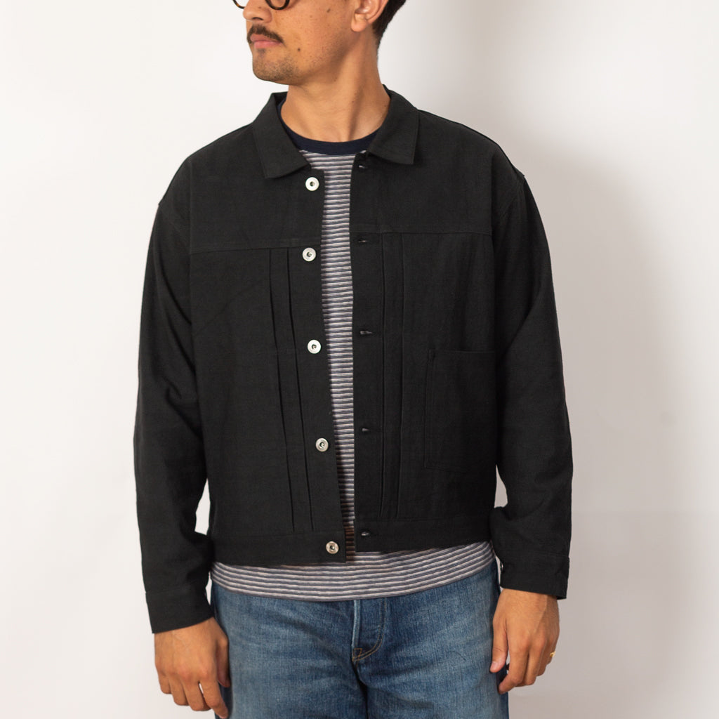Buckle Backed Jacket - Black