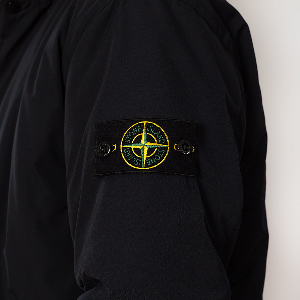 Micro Twill Mac - Navy | Stone Island | Peggs & son