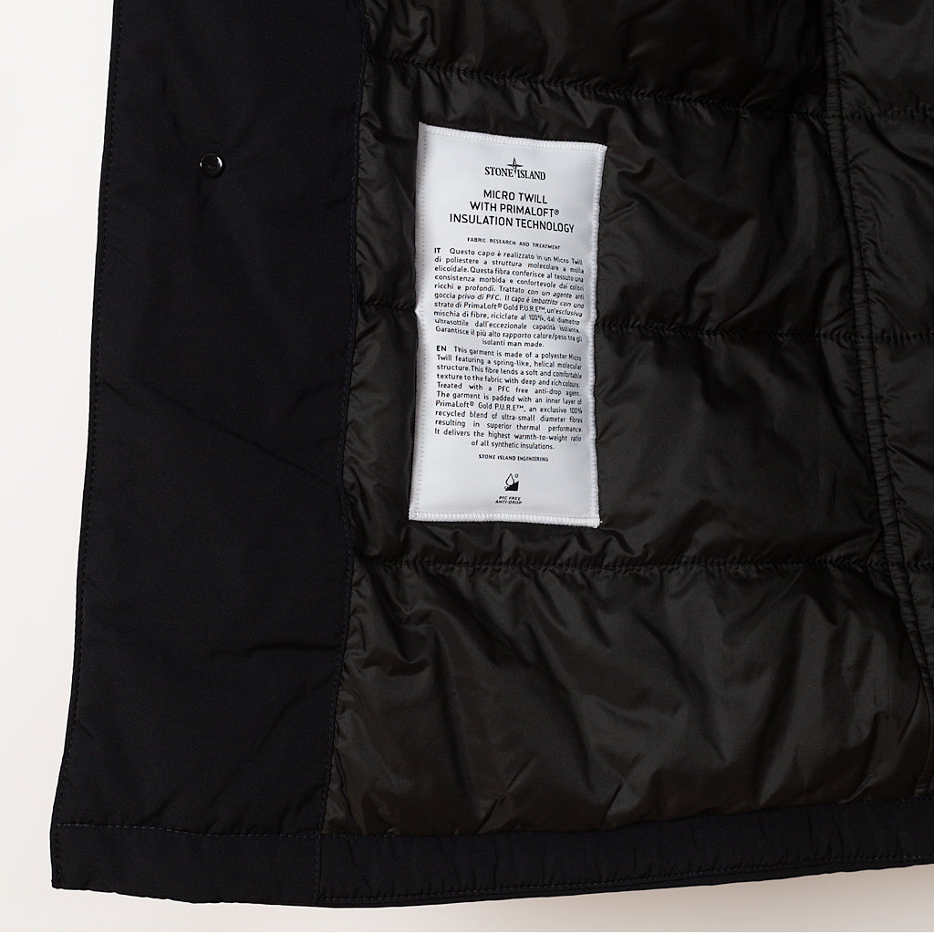 Micro Twill Mac - Navy | Stone Island | Peggs & son