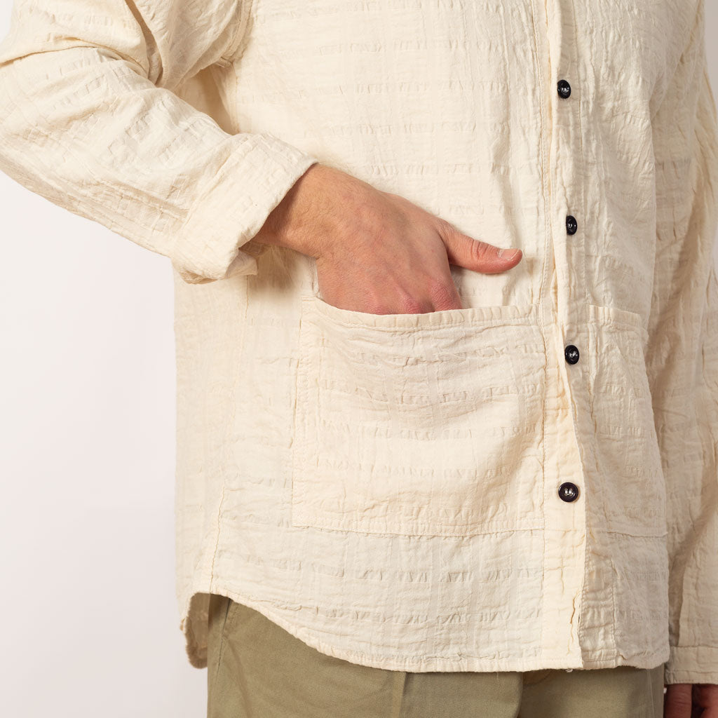 Flipped Collar Shirt - Rinsed