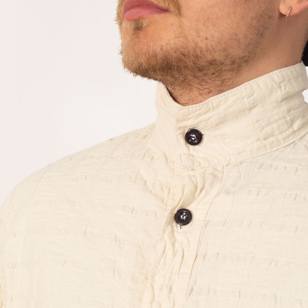 Flipped Collar Shirt - Rinsed