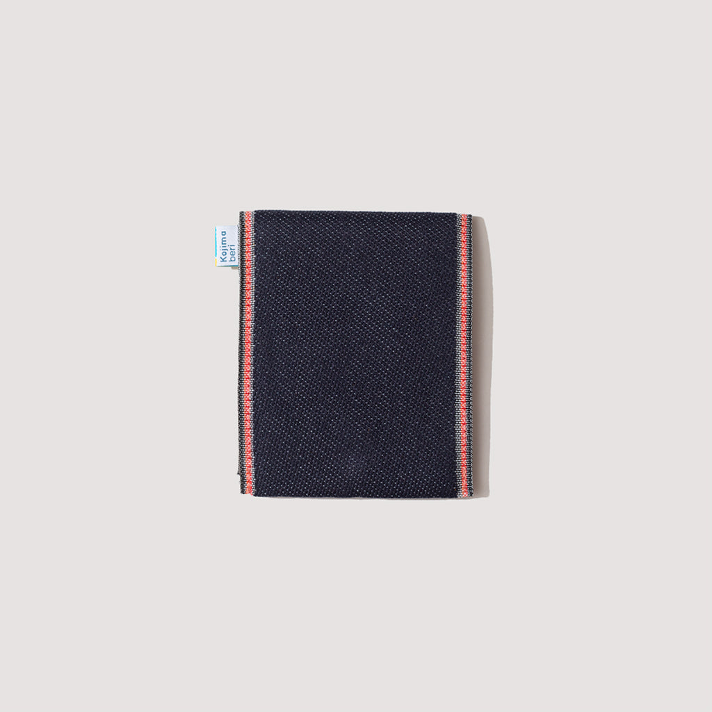 TAKATA X BEAMS JAPAN DENIM LOGO COIN PURSE - Orange