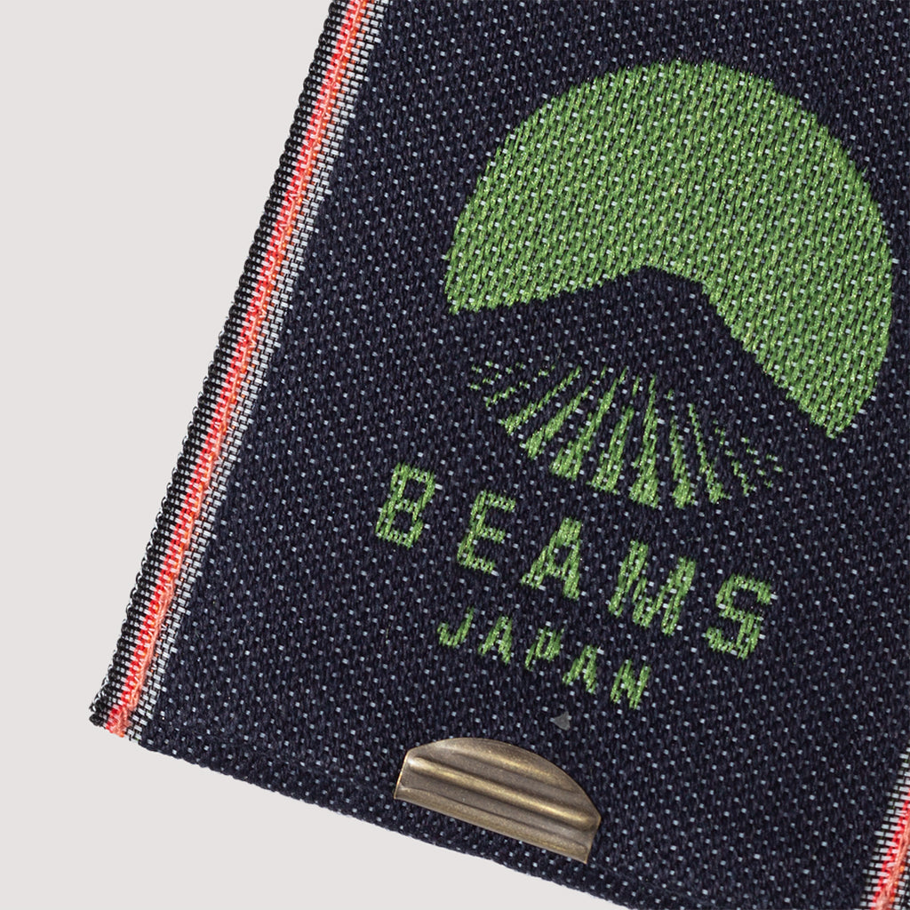 Beams Japan X Takata Denim Logo Coin Purse - Green