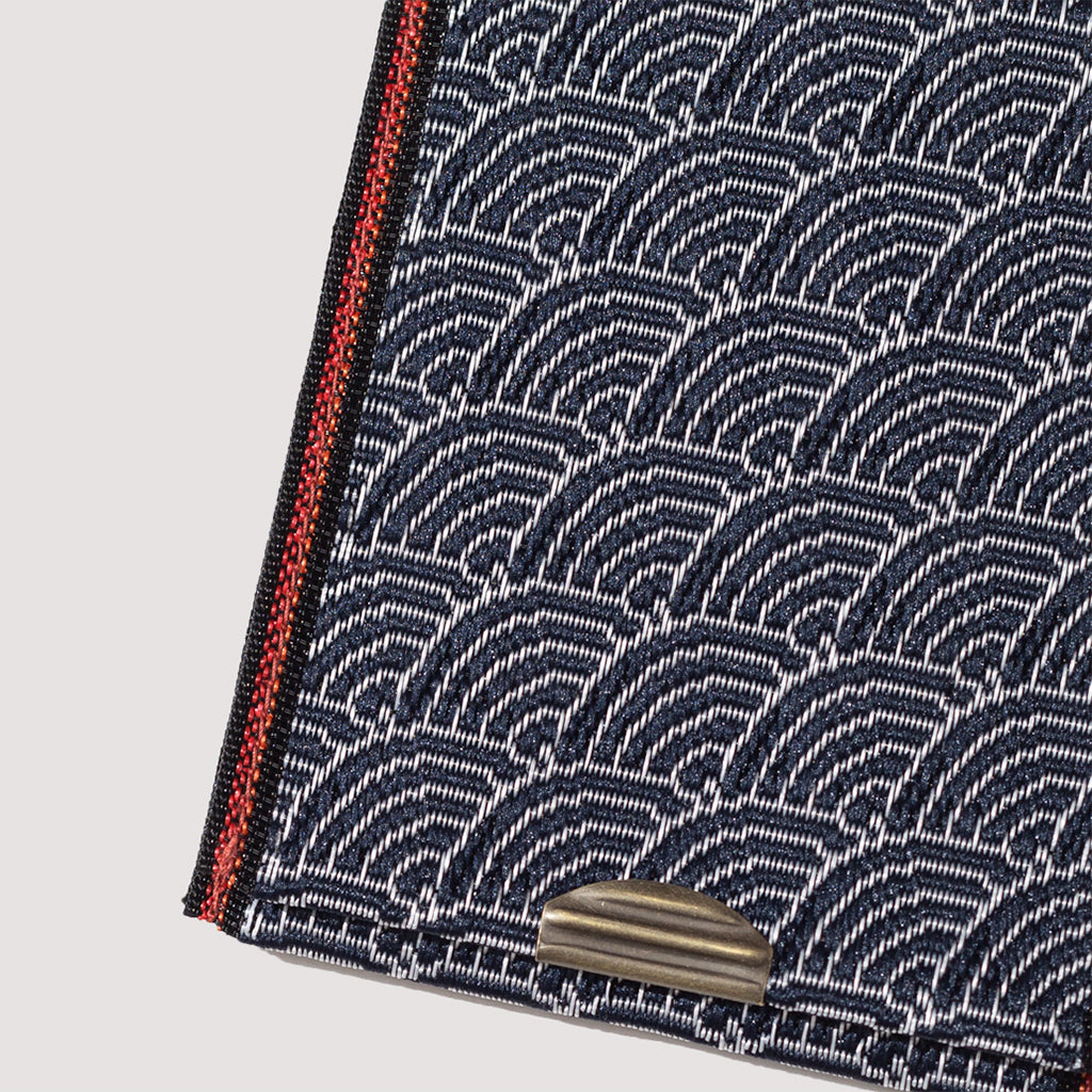 Beams Japan X Takata Tatami Coin Purse - Waves/Navy