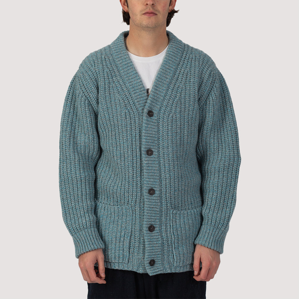 Benzon Cardigan - Light Grey Multi