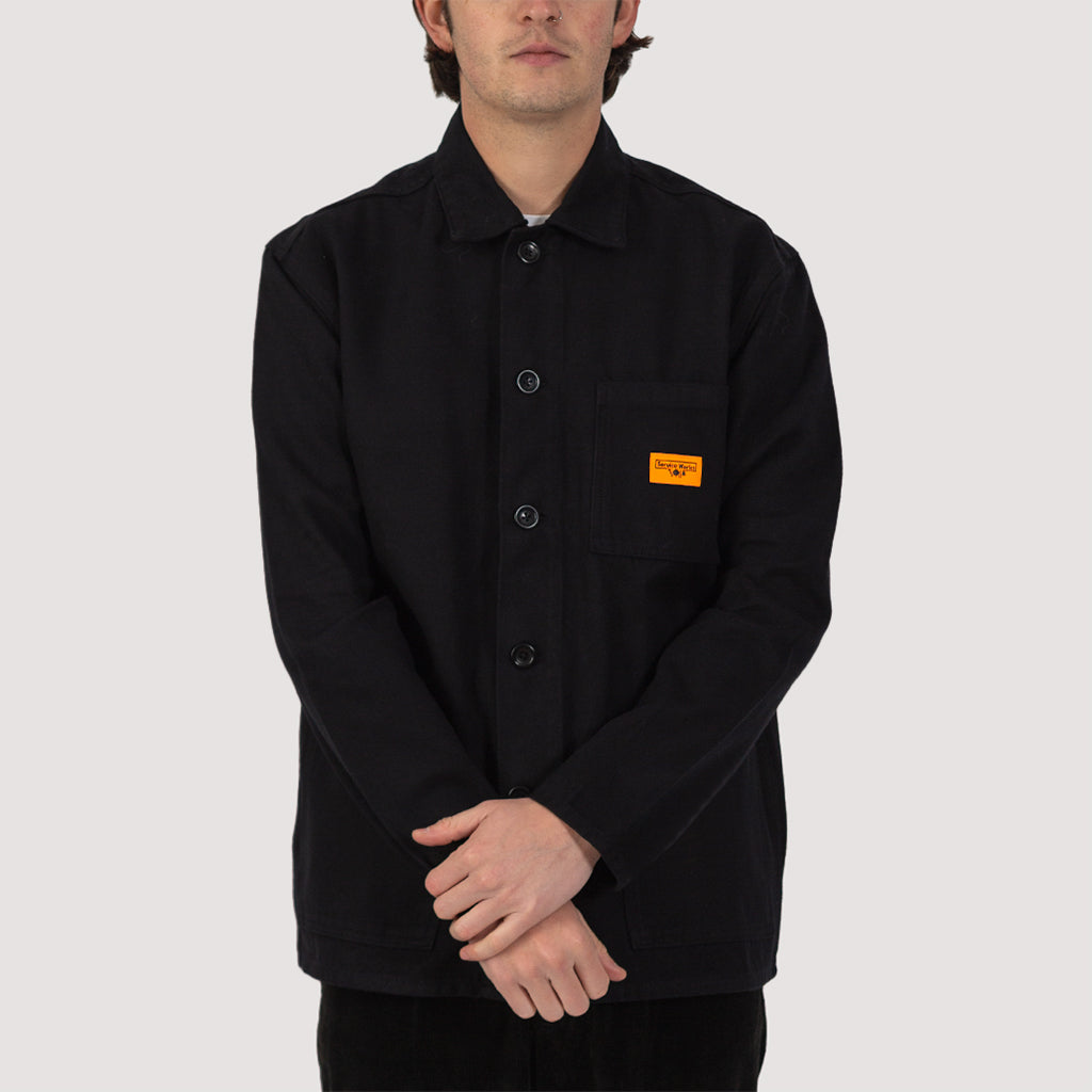 Coverall Jacket - Black Moleskin