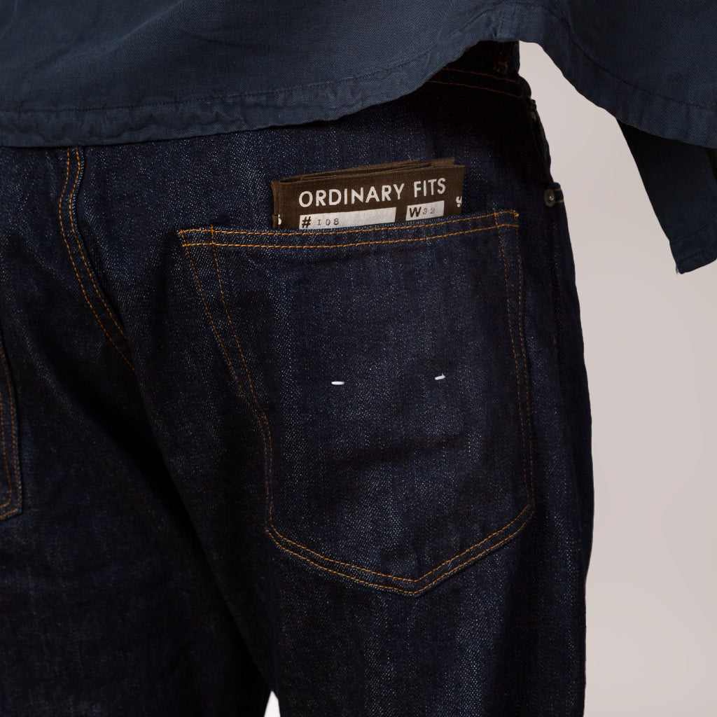 108 One Wash Loose Ankle Denim - Indigo