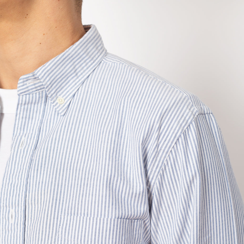 Oxford Candy Stripe Shirt - Blue