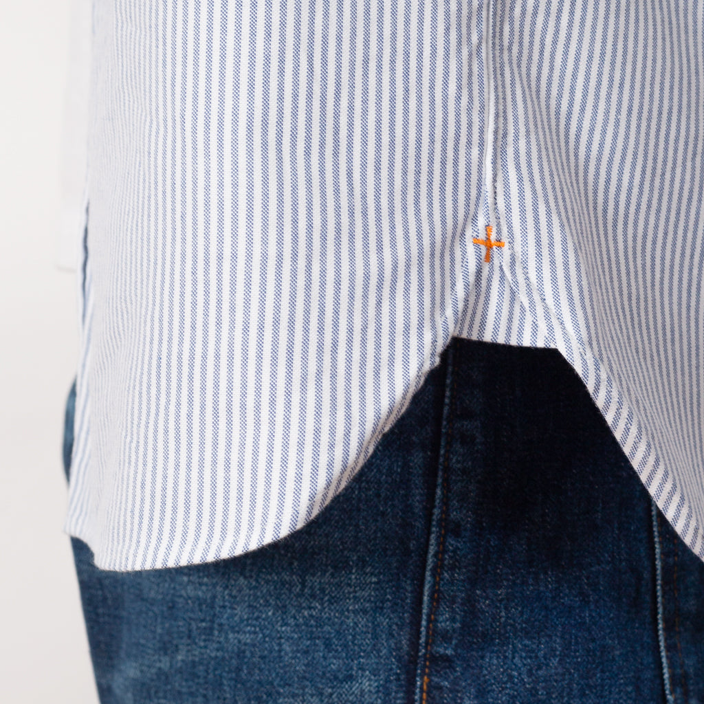 Oxford Candy Stripe Shirt - Blue