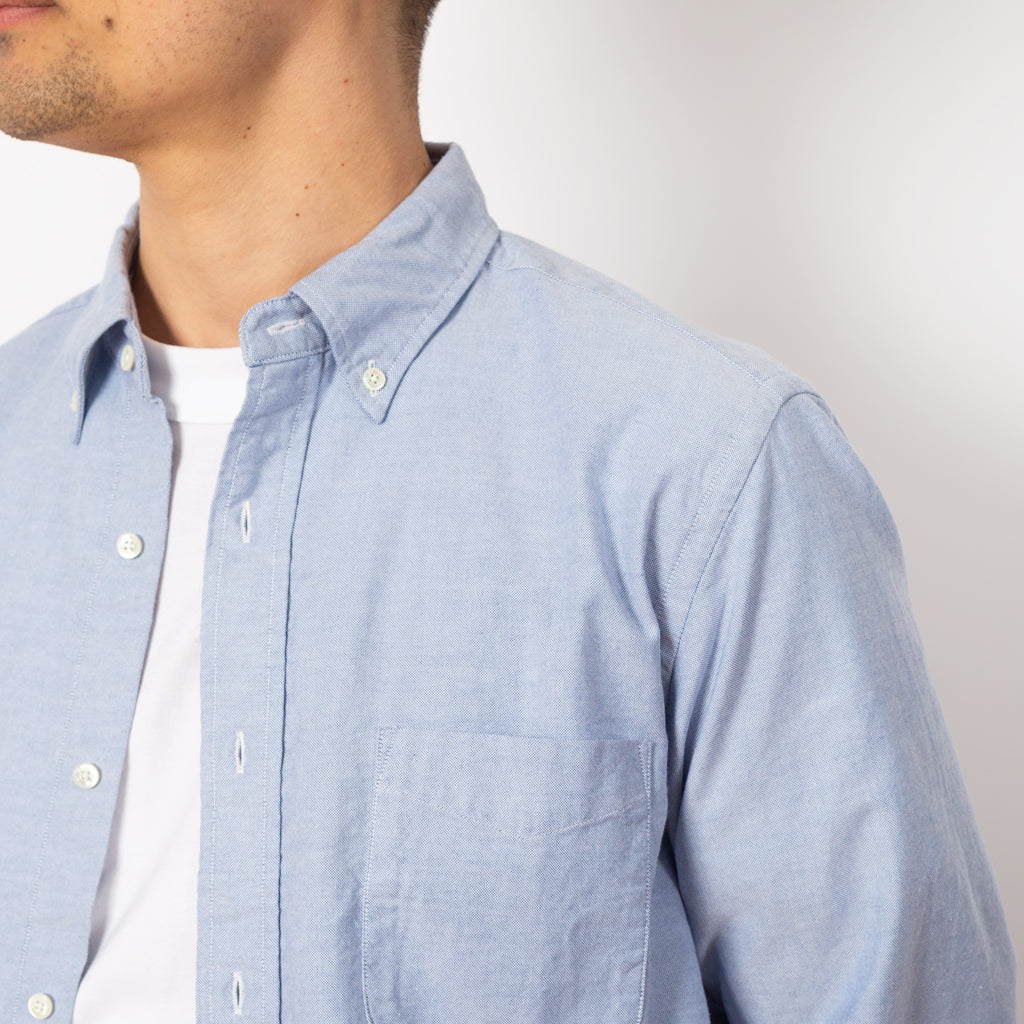 Button Down Oxford Shirt - Blue