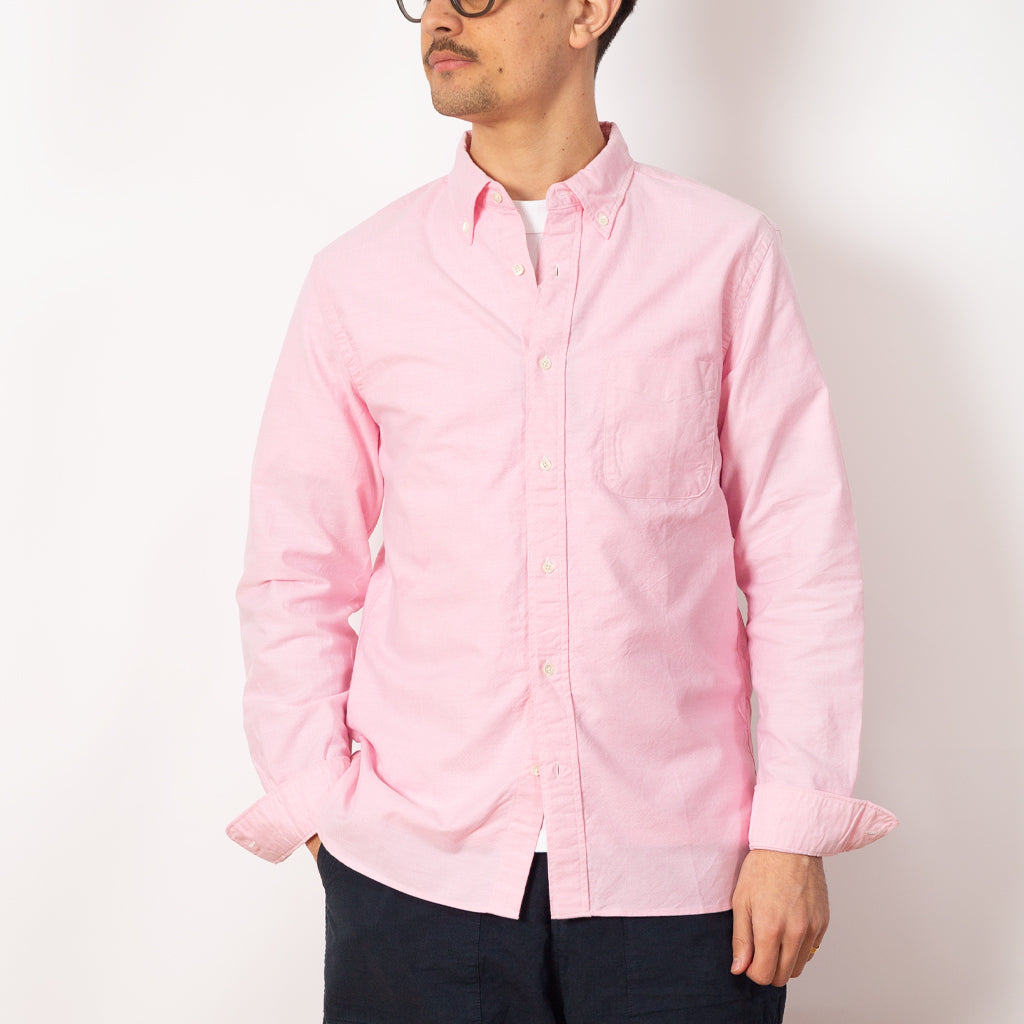 Button Down Oxford Shirt - Pink