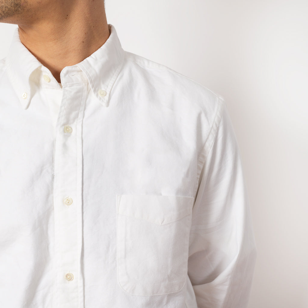 Button Down Oxford Shirt - White