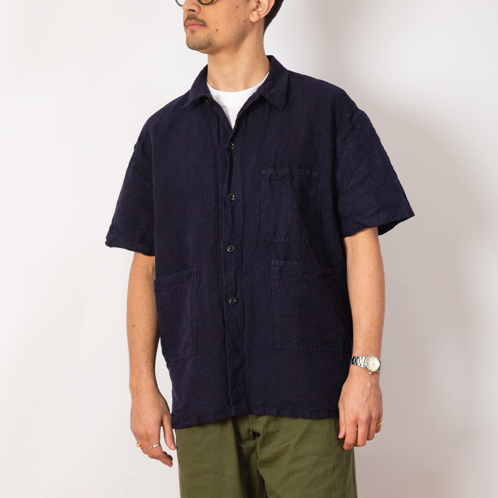 S/S Three Pocket Square Tail Shirt - Hadal Blue | Tender Co. | Peggs & Son.