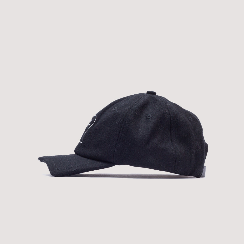 Batwing Logohead Hat - Black