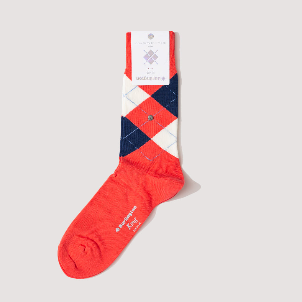 King Sock - Coral Red