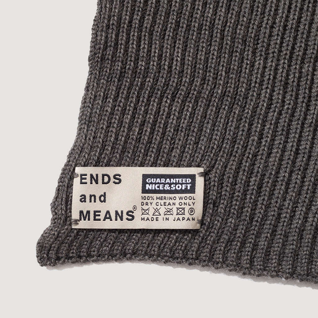 Ends and Means Grandpa Scarf Mix Gray-
