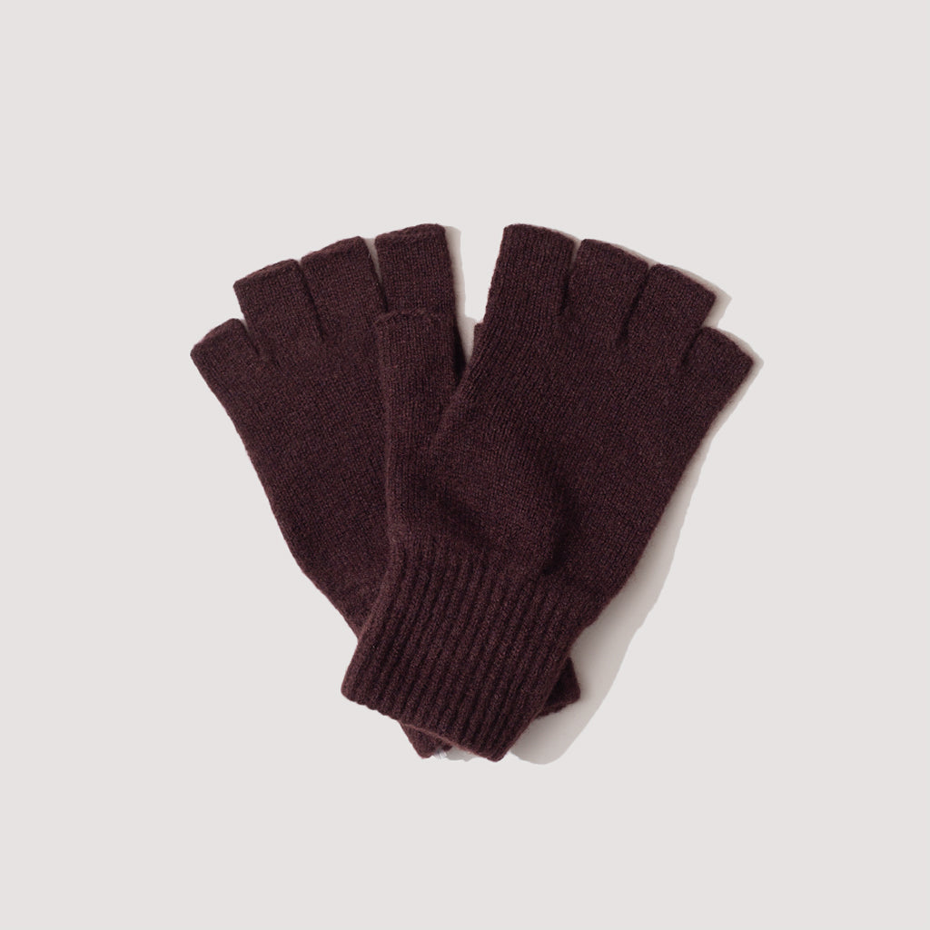 Cut Off Glove - Mahogany