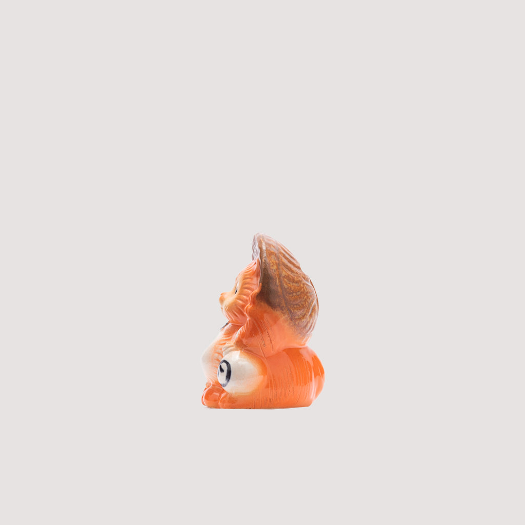 Fortune Raccoon Dog Piggy Bank - Orange