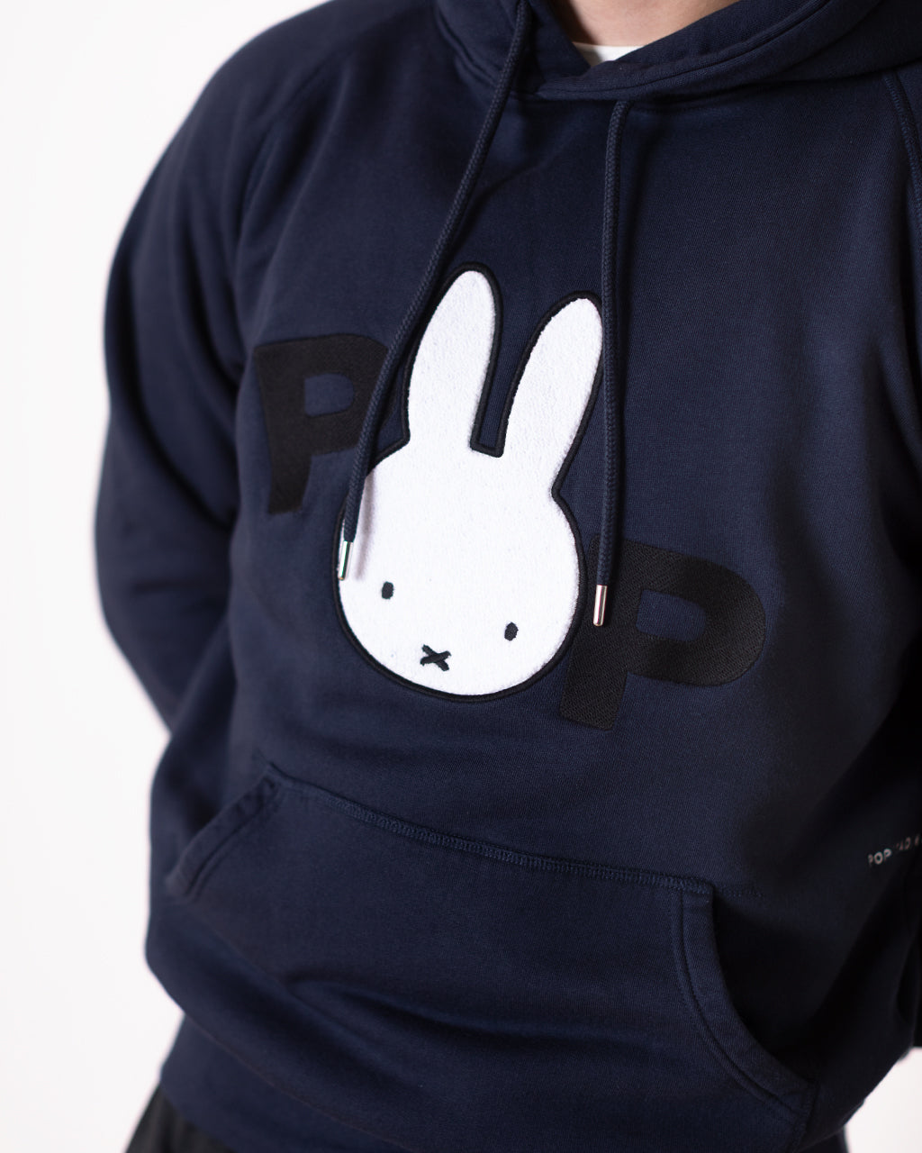 Applique Hoodie - Navy