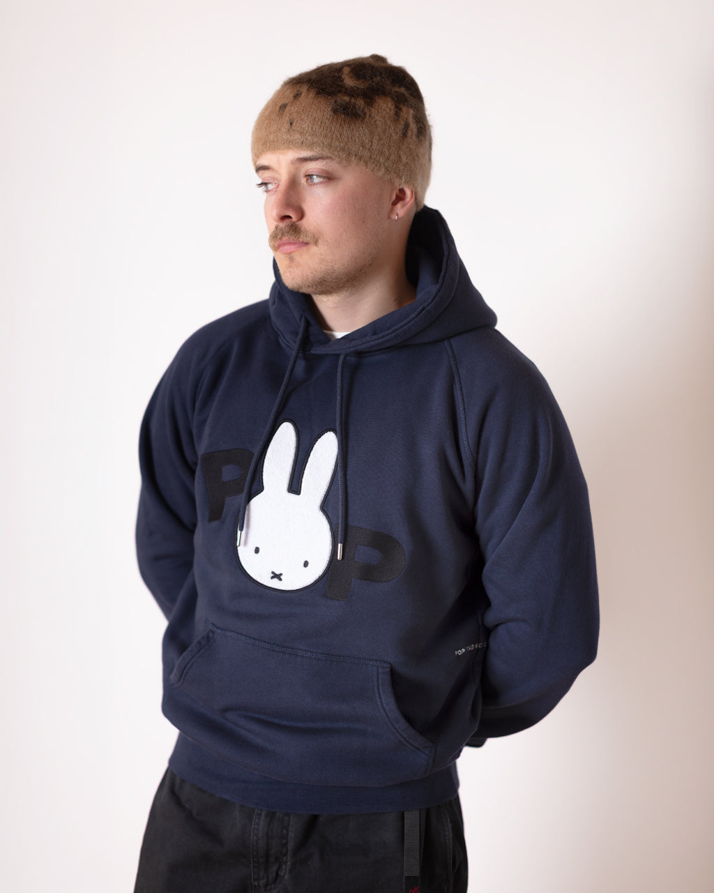 Applique Hoodie - Navy