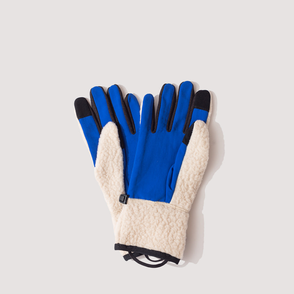Retro Pile Gloves - Dark Natural