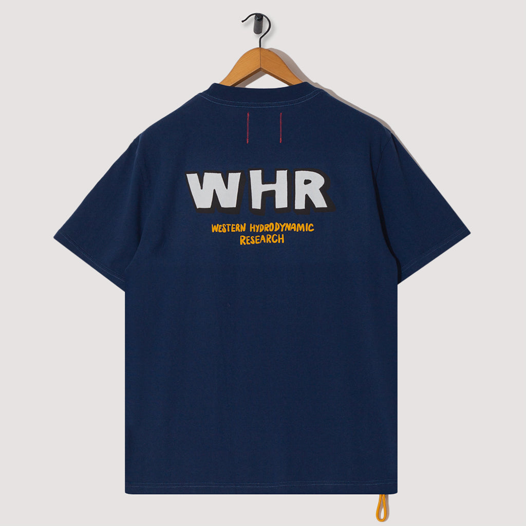 Wobbly Worker Tee - Navy