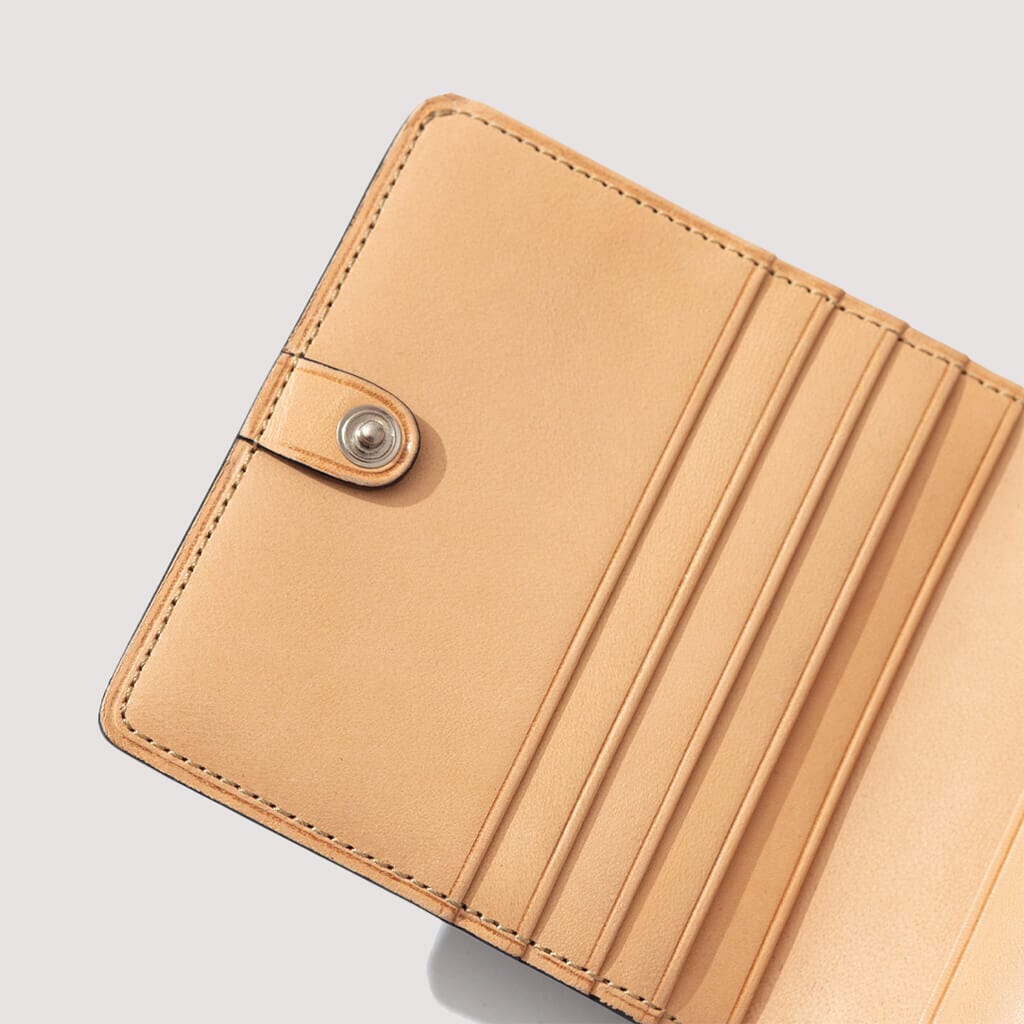 Regular Bi Fold Wallet With Coin Pouch - Dark Brown (02)