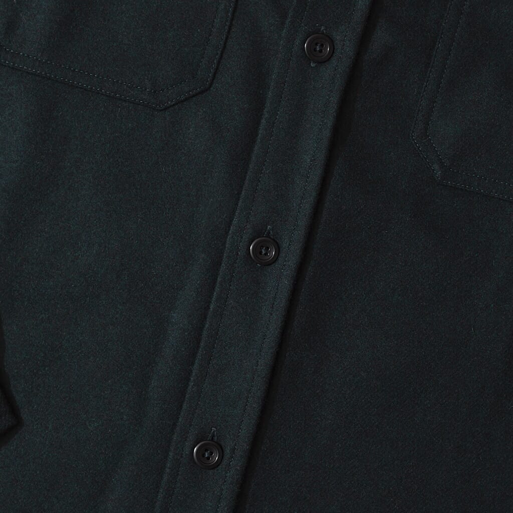 Silas Wool Overshirt - Varsity Green