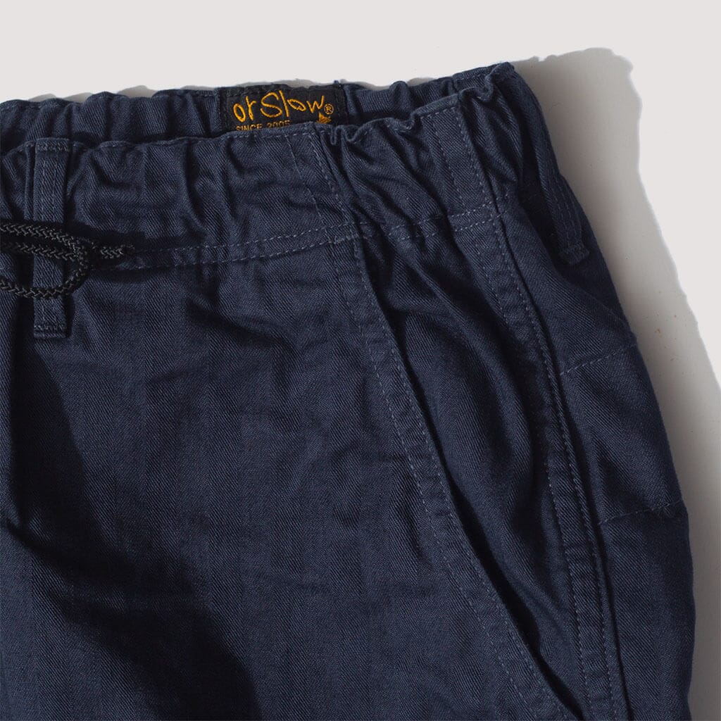 New Yorker Pant - Navy Herringbone (Exclusive)