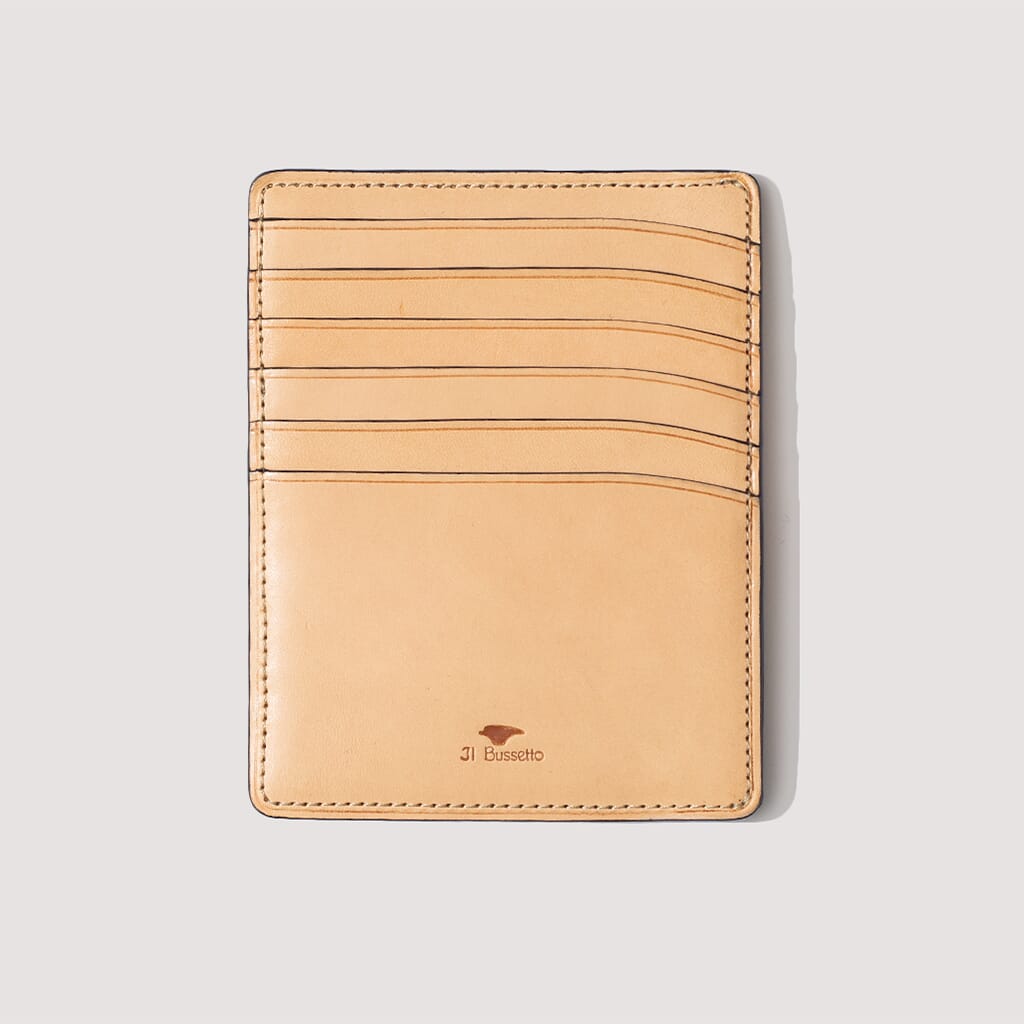 Multicolor Bi-fold Card Holder by Il Bussetto – Il Bussetto Official