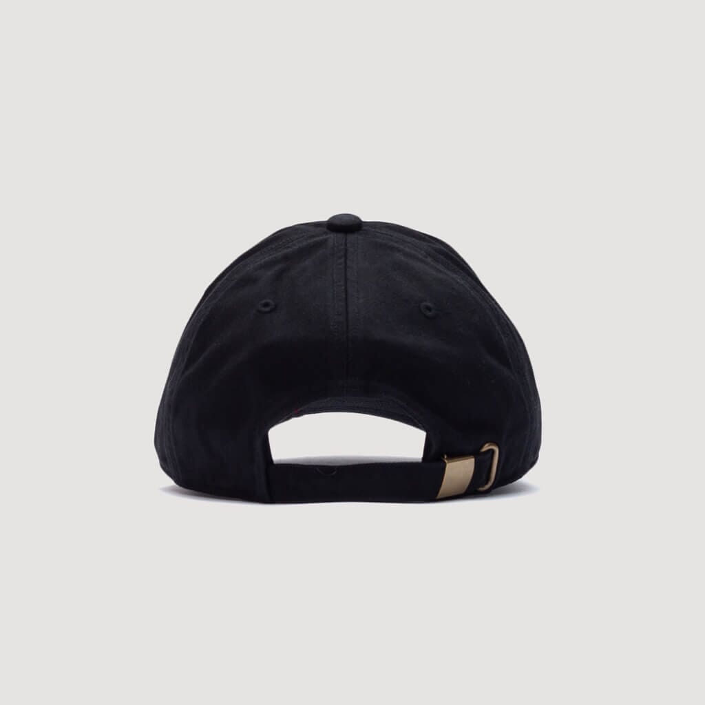 6 Panel Cap - Black