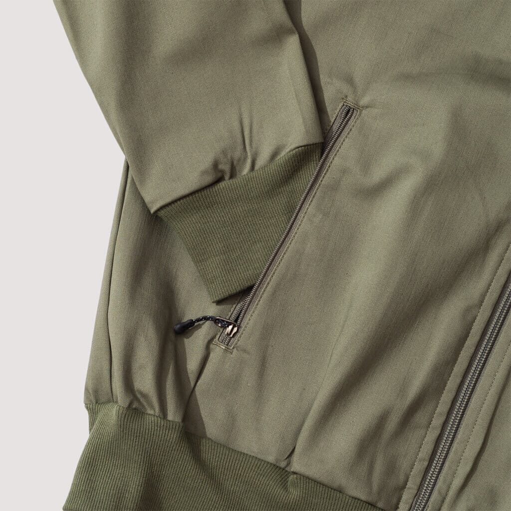 Track Jacket Stretch Twill - Olive