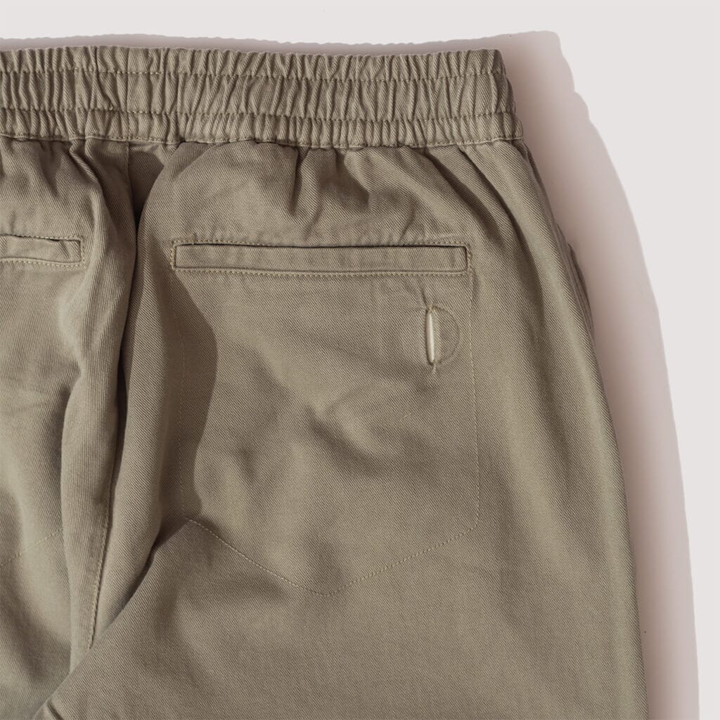 Drawcord Assembly Pant - Olive Brushed Twill