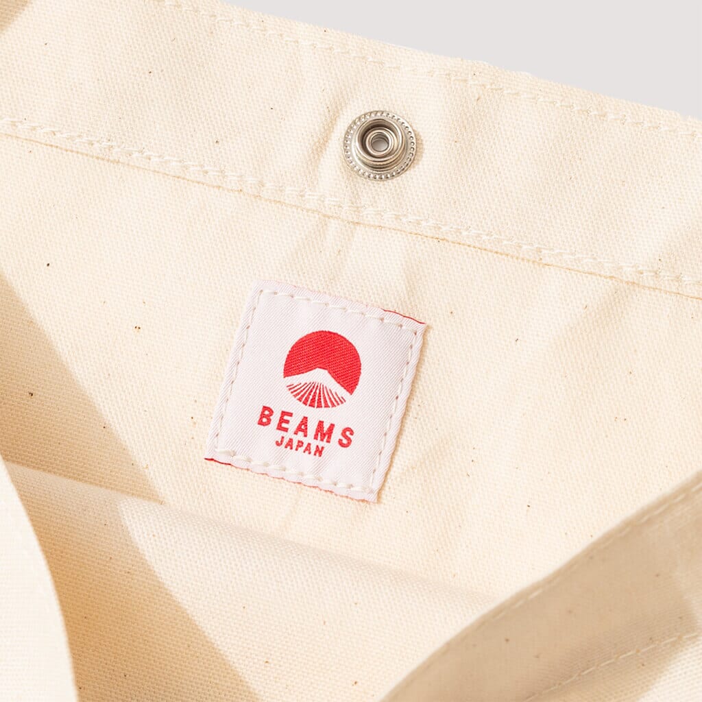 Beams Japan Shoulder Bag - Natural/Blue