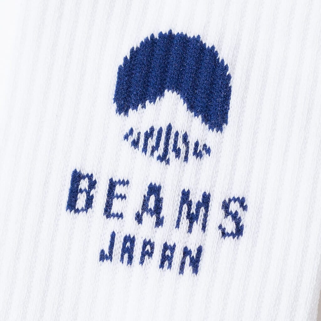Beams Japan x Renown Inx Logo Sock - White/Blue