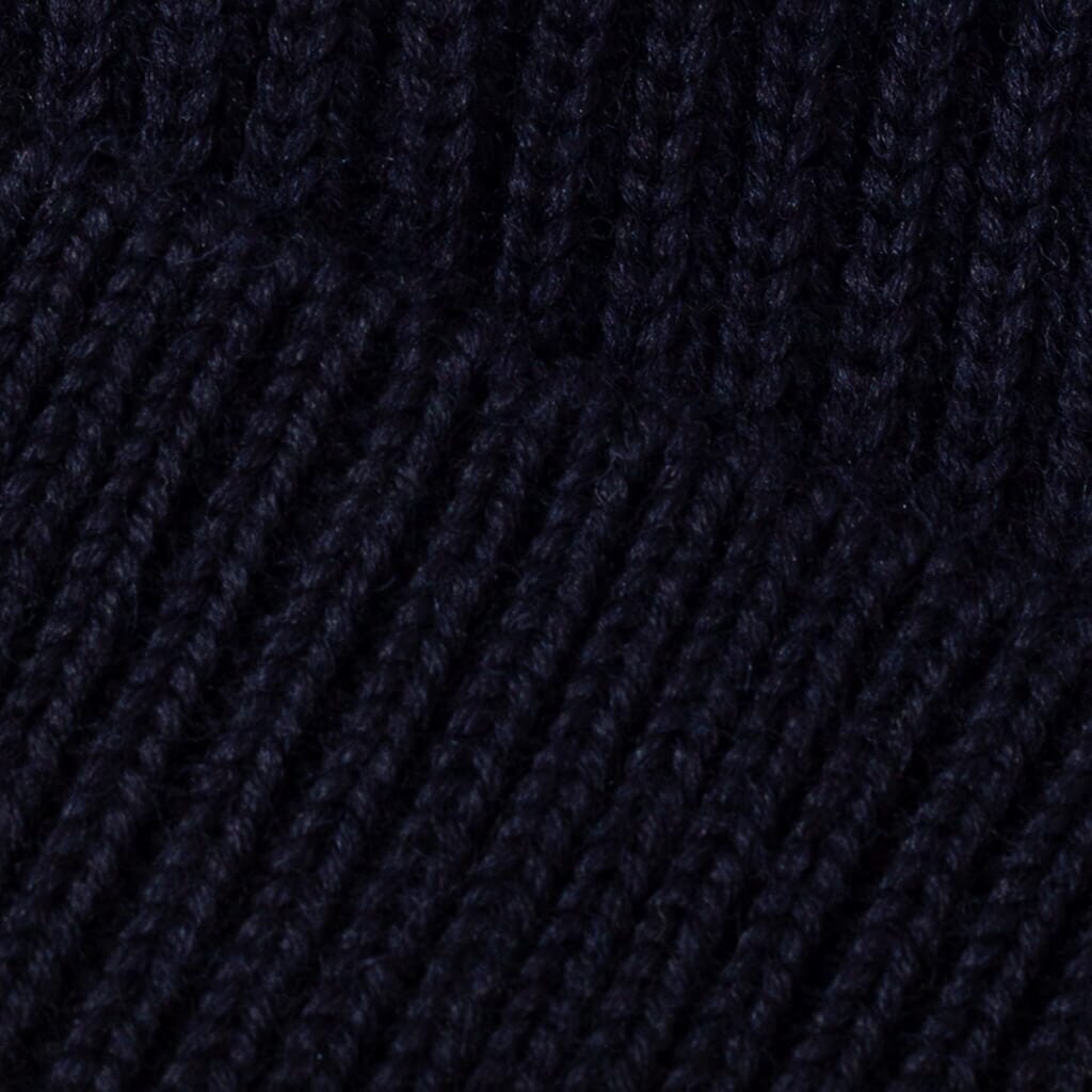 Short Beanie - Navy Blue