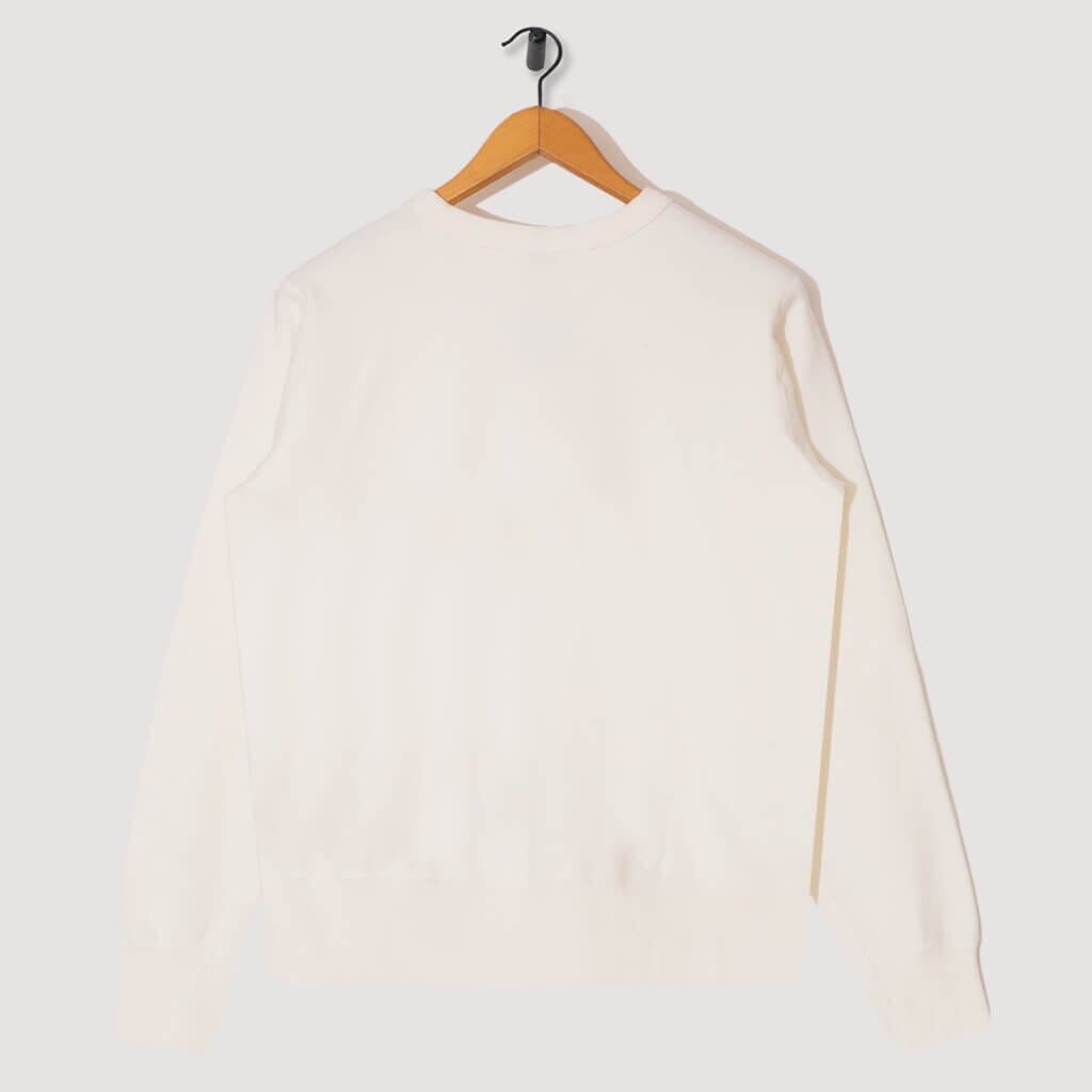 Plain Sweatshirt - White