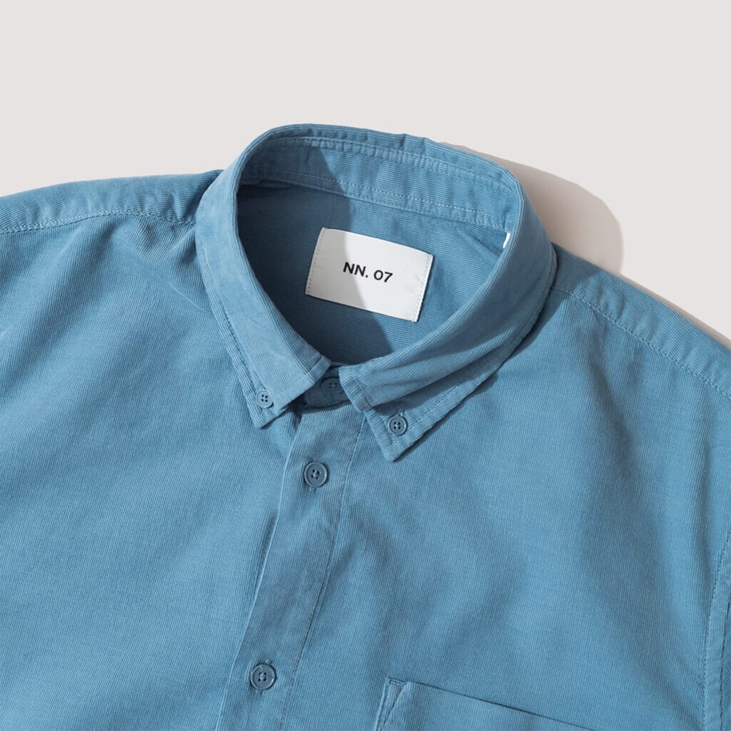 Arne Shirt - Tink Blue Mini Cord