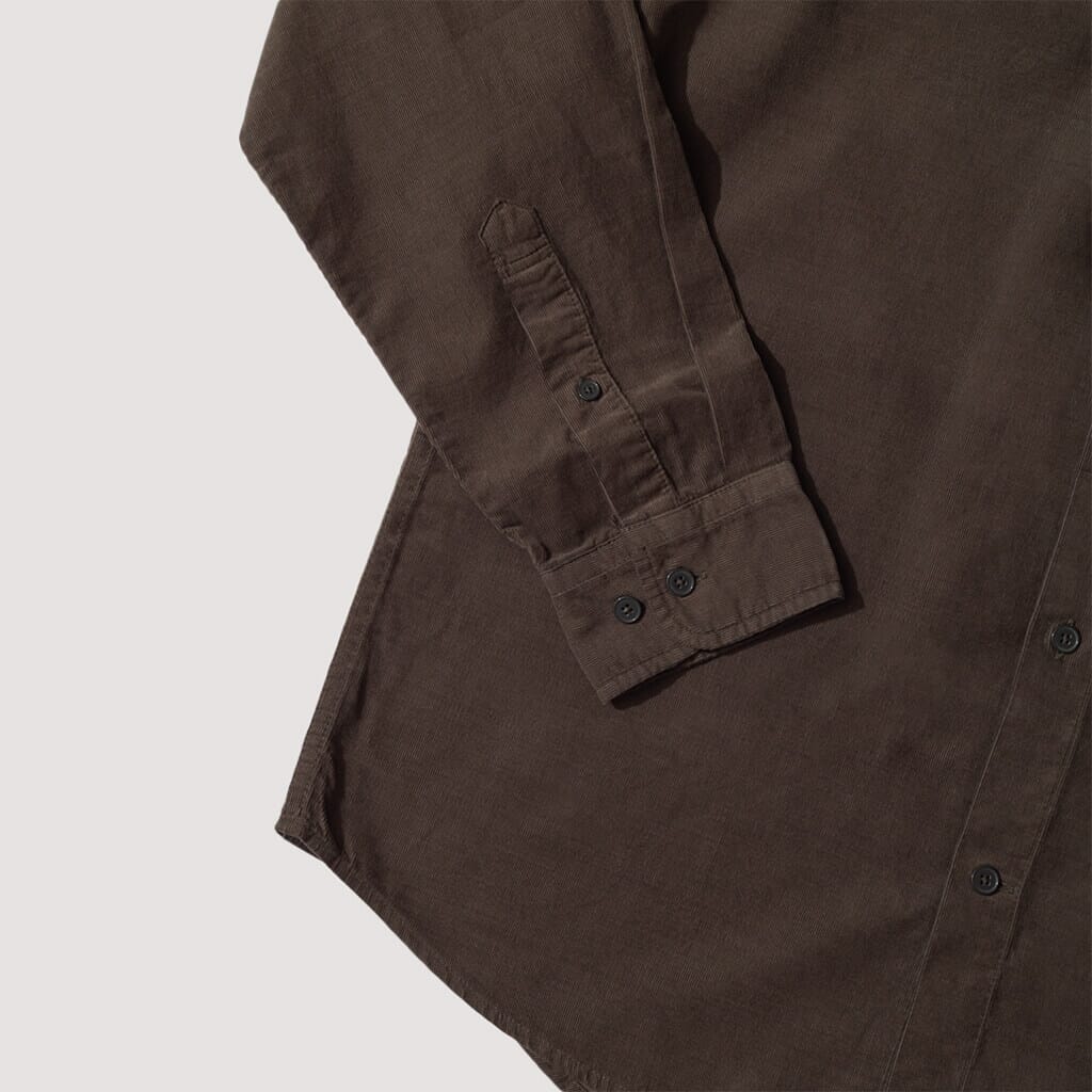 Arne Shirt - Dark Army Mini Cord