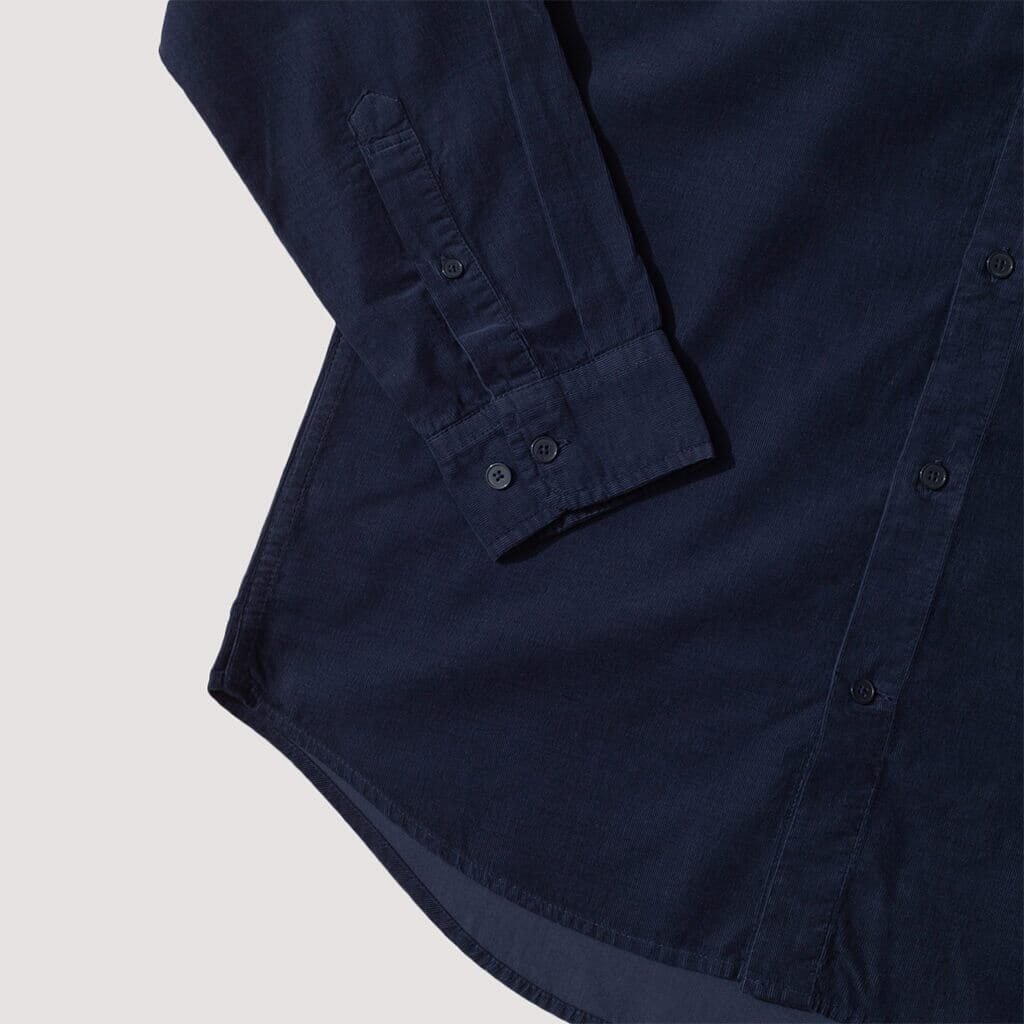 Arne Shirt - Navy Blue Mini Cord