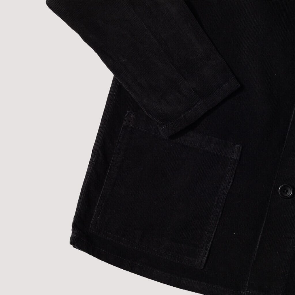 Coverall Jacket - Black Corduroy
