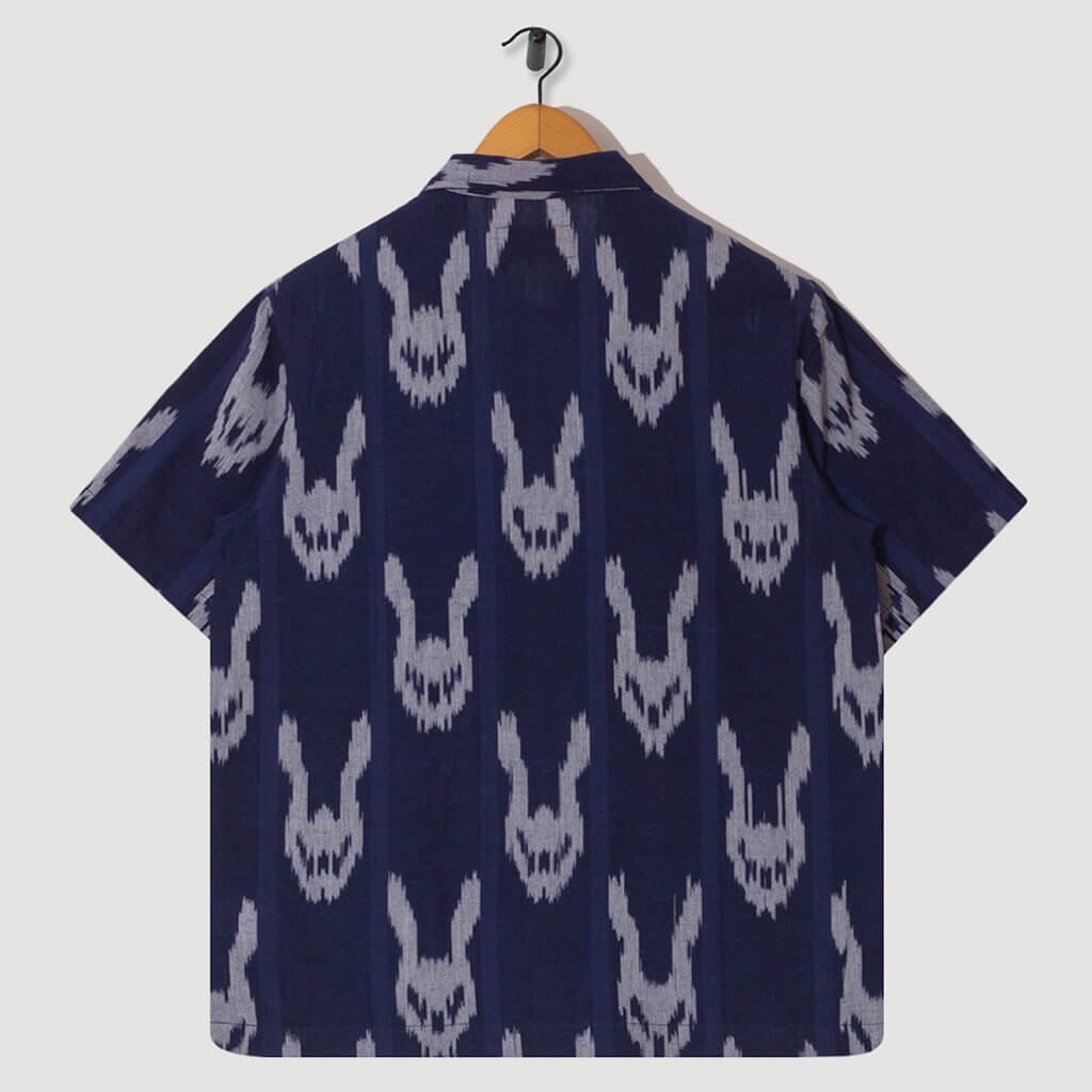 Donny Road Shirt - Indigo Ikat