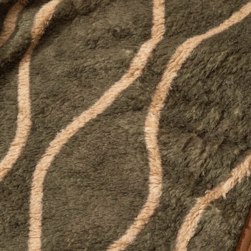 Drunk Stripe Fleece - Khaki
