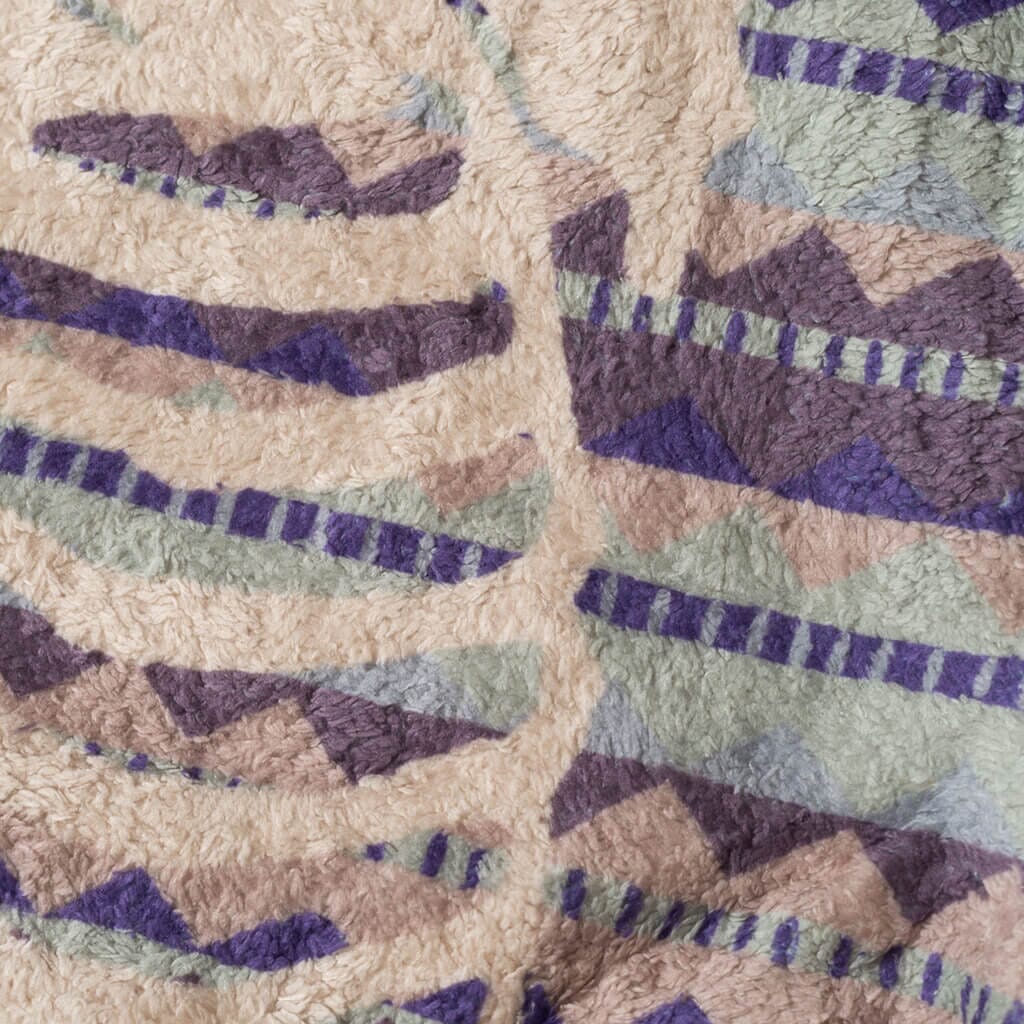 Ashland Stripe & Bone Zip Fleece - Purple