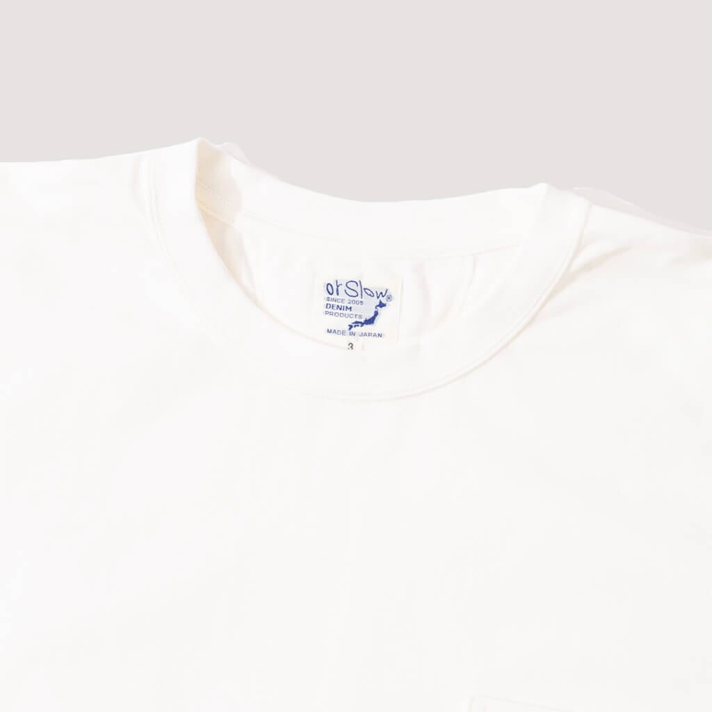 T-Shirt With Pocket - White
