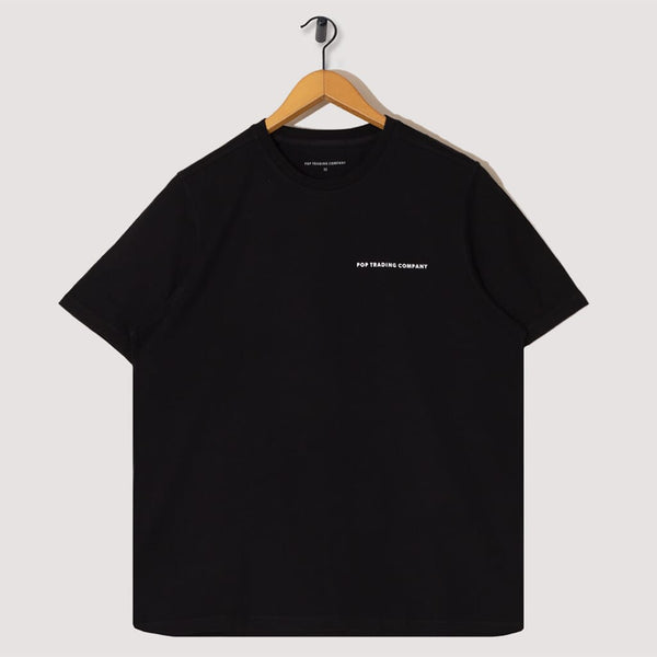 Pop Logo T-Shirt - Black| Pop Trading Company| Peggs & son.