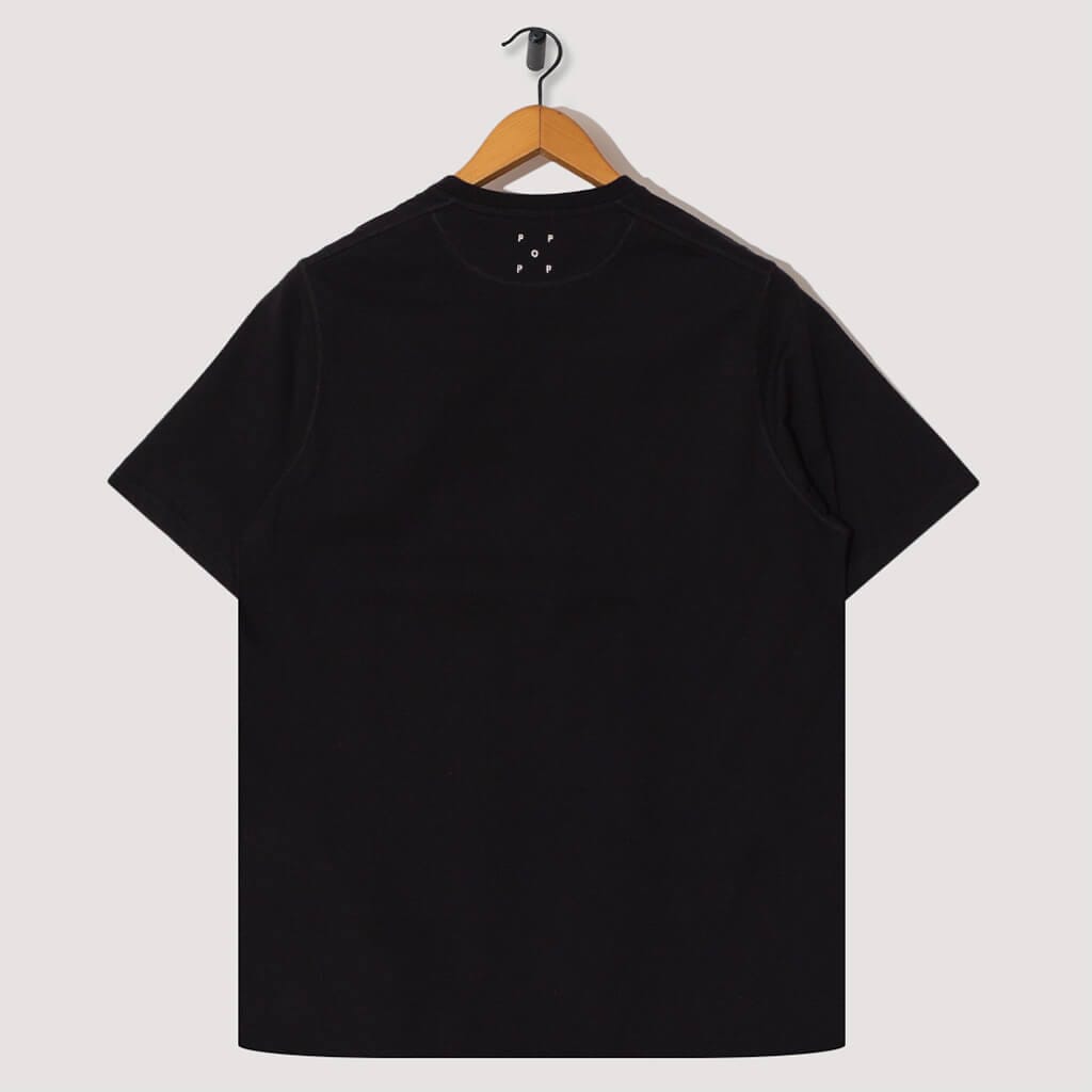 Embroidered T-Shirt - Black