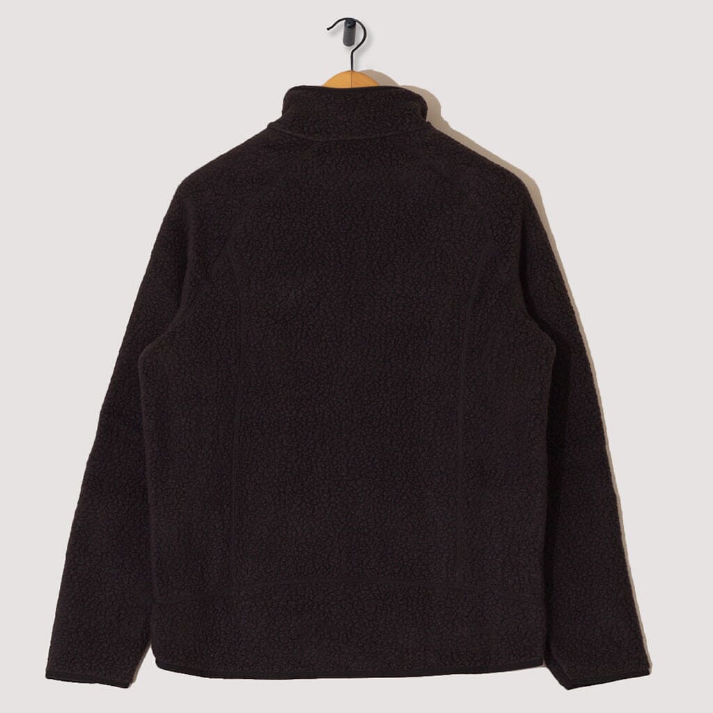 Retro Pile Jacket - Black