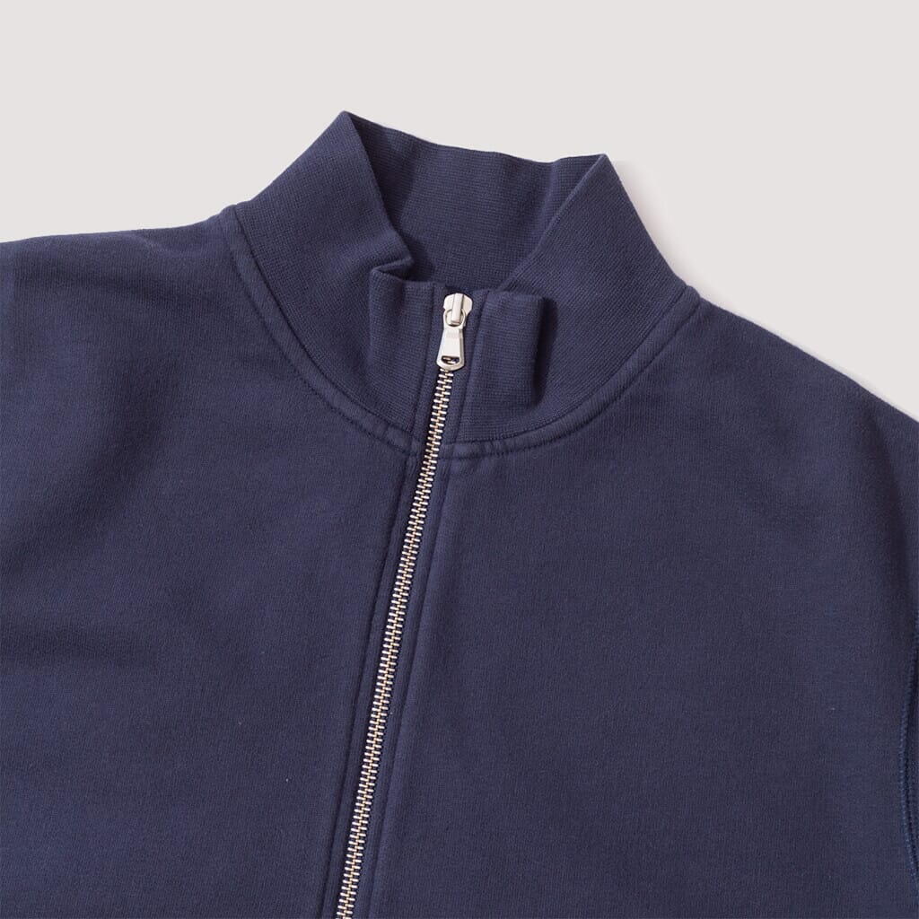 Loopback Half Zip Sweatshirt - Navy